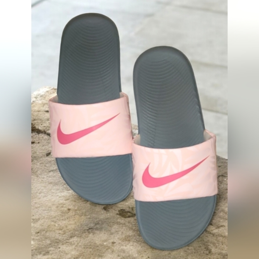 Nike Youth Slides Cushioned footbed Shoes